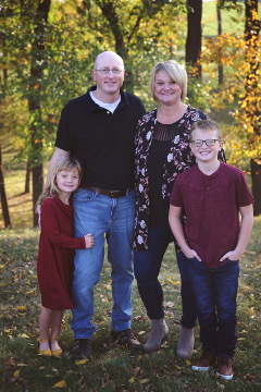 Loup Carload Marketing Manager Dana Ratcliff and her family.